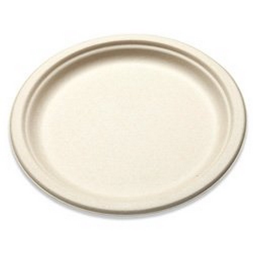 Vegware 6in Molded Fiber Plate Natural Brown (QTY:1000)