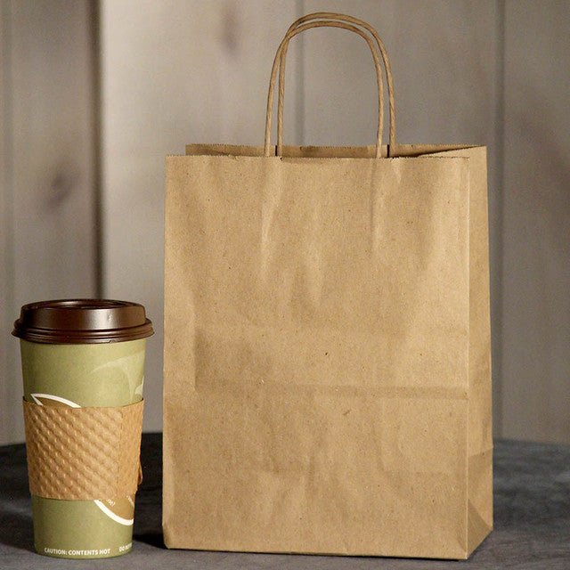 Duro Tempo Dubl Life Shopping Bag 60# Recycled Kraft - 87097 (QTY:250)