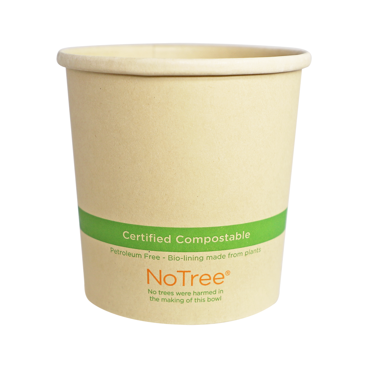 World Centric 16 oz NoTree Paper Bowl, Tall (QTY:500)