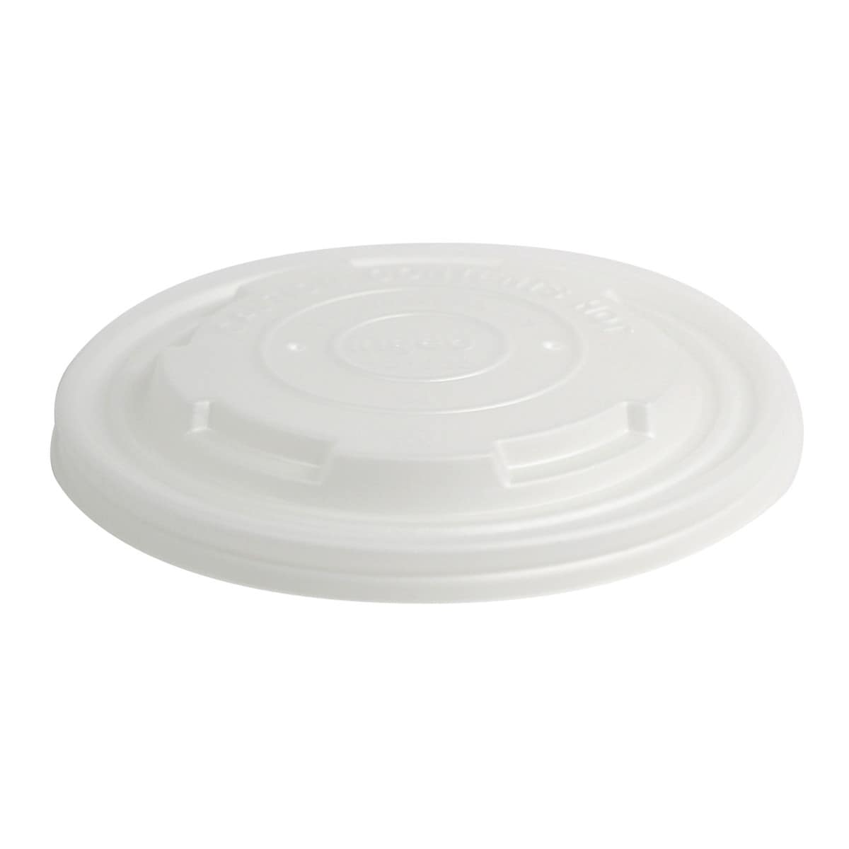 World Centric LID PLA - 12-32 oz For Paper Bowls, White (QTY:1000)