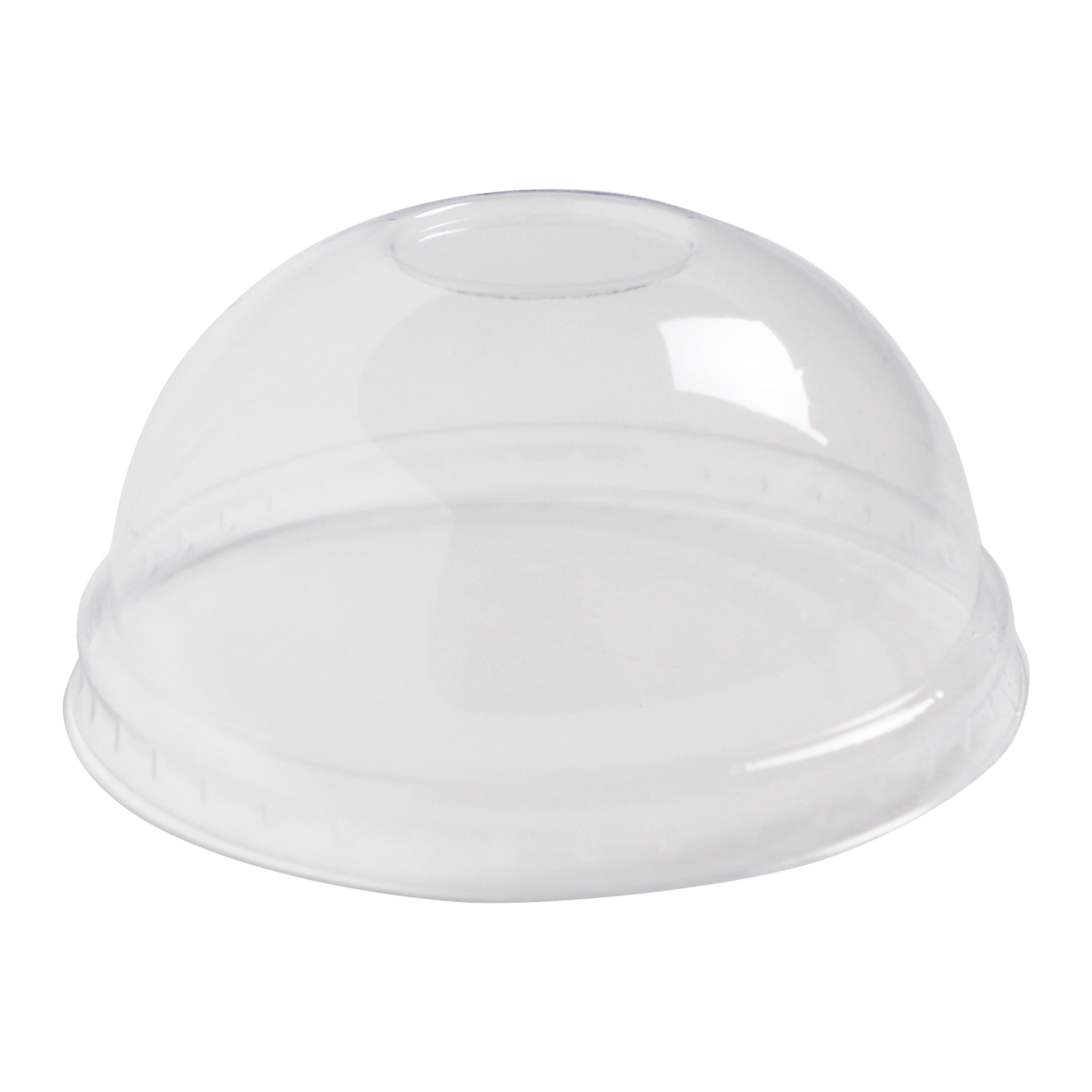 World Centric LID PLA - 8 oz Paper Bowls, Domed, Clear (QTY:1000)