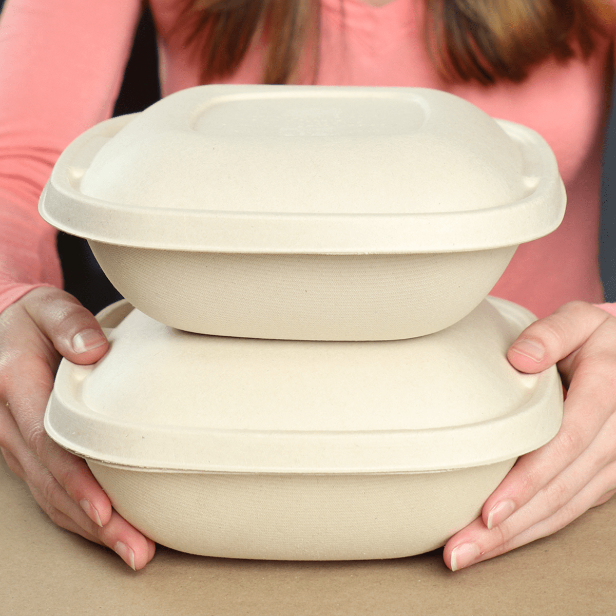 World Centric 32 oz Fiber Square Bowl (QTY:400)