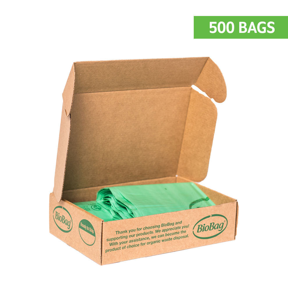 Biobag 3 Gallon Compostable Bag Liners - 16.9" x 17.7"