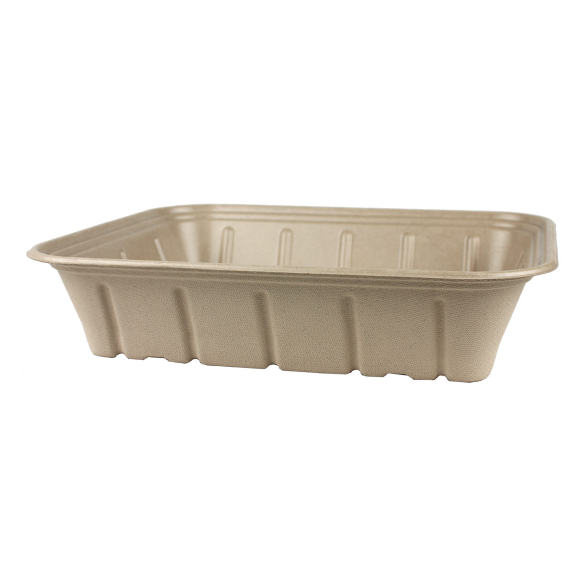 World Centric Half Size (120 oz) Fiber Catering Pan PLA Lined (QTY:200)