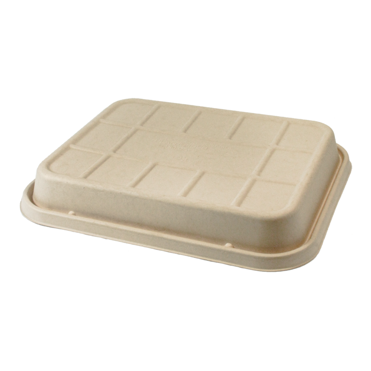 World Centric LID Fiber - Half Size (104 to 120 oz) Catering Pans, Raised (QTY:200)