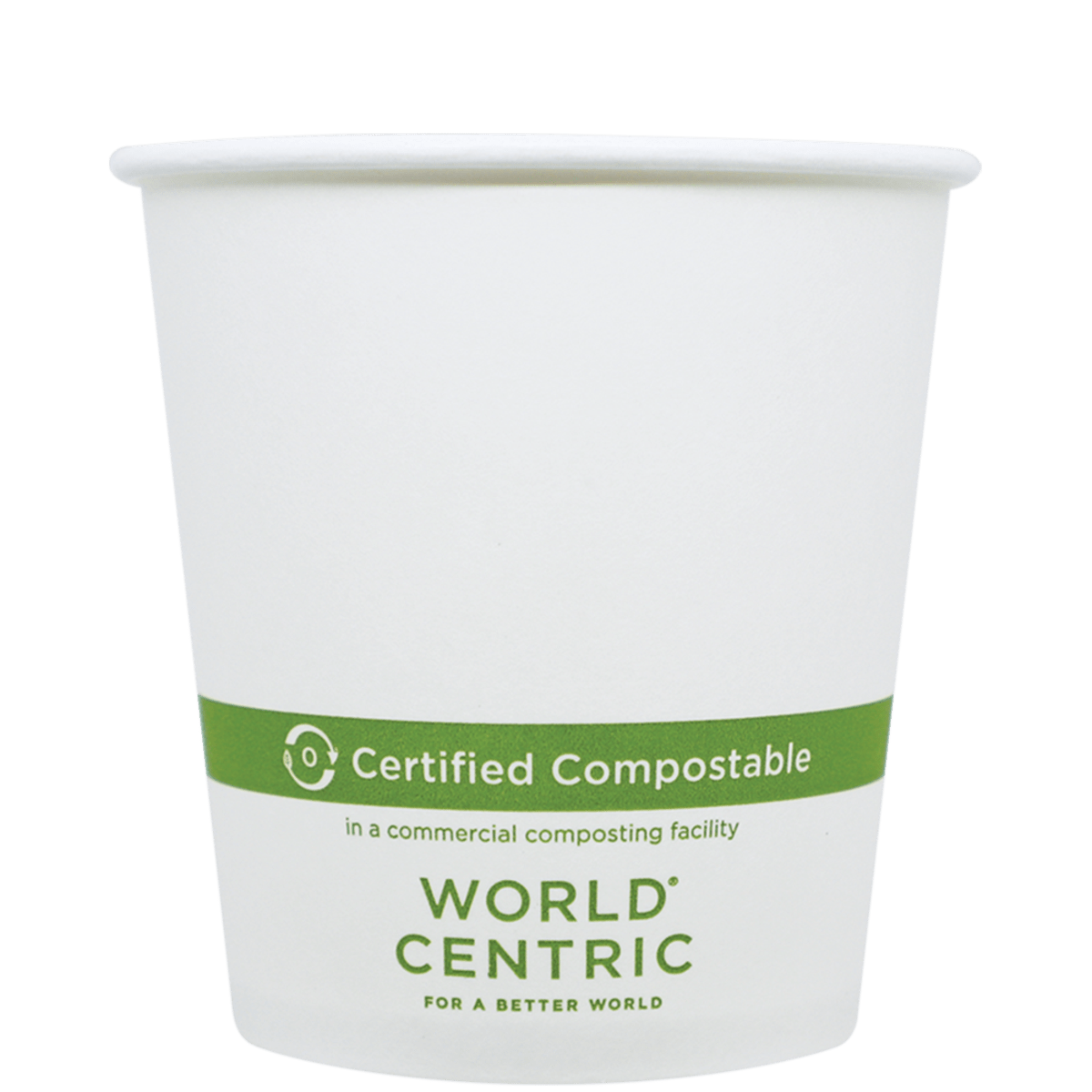 World Centric 10 oz FSC® Paper Hot Cup - White (QTY:1000)