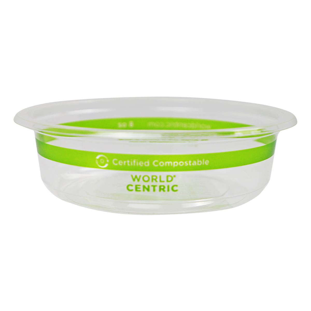 World Centric 8 oz Round Deli, Clear (QTY:1000)