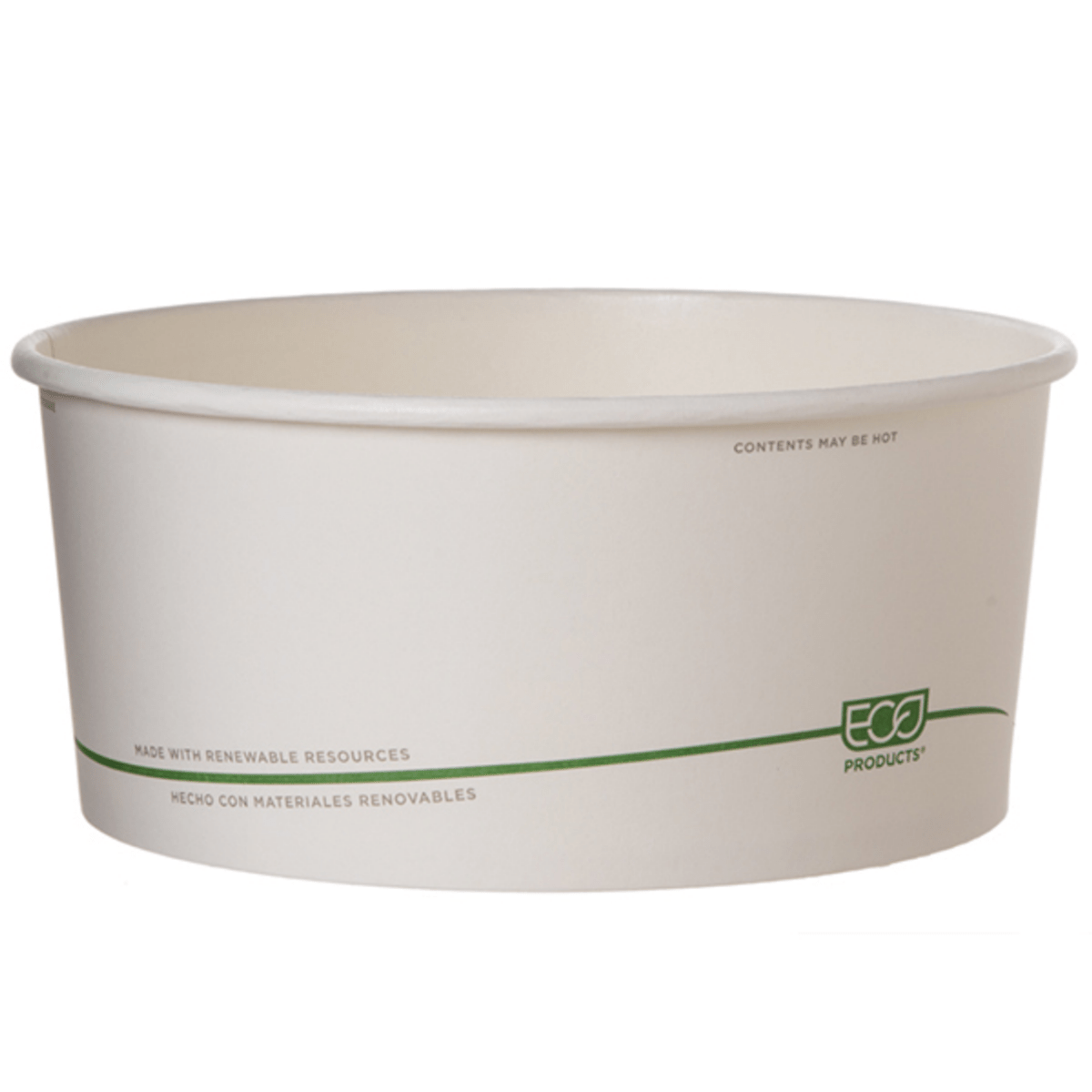 GreenStripe Renewable & Compostable Squat Food Container - 48oz (QTY:300)