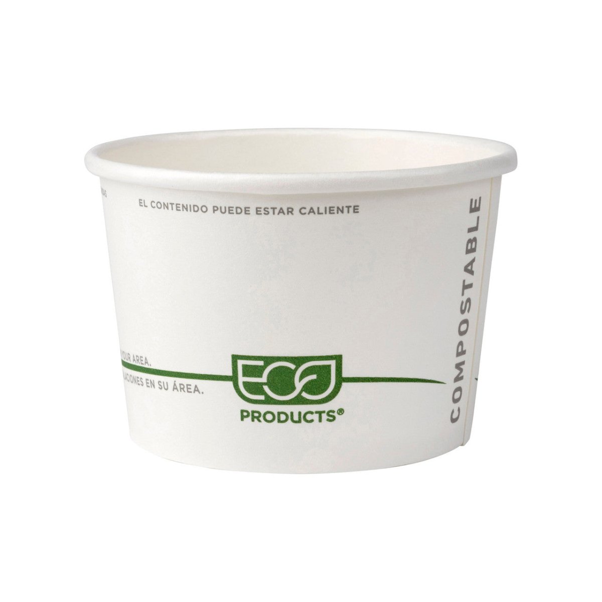 GreenStripe® Renewable & Compostable Food Container - 8oz. (QTY:1000)