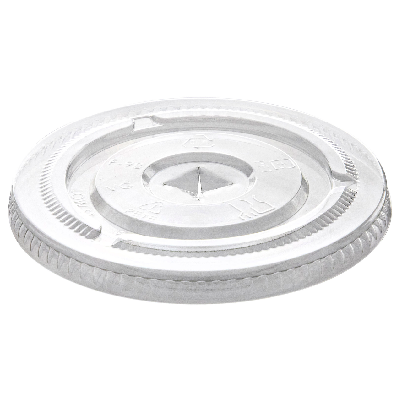 BlueStripe 30% Recycled Content Cold Cup Flat Lids, Fits 9-24oz Cups (QTY:1000)
