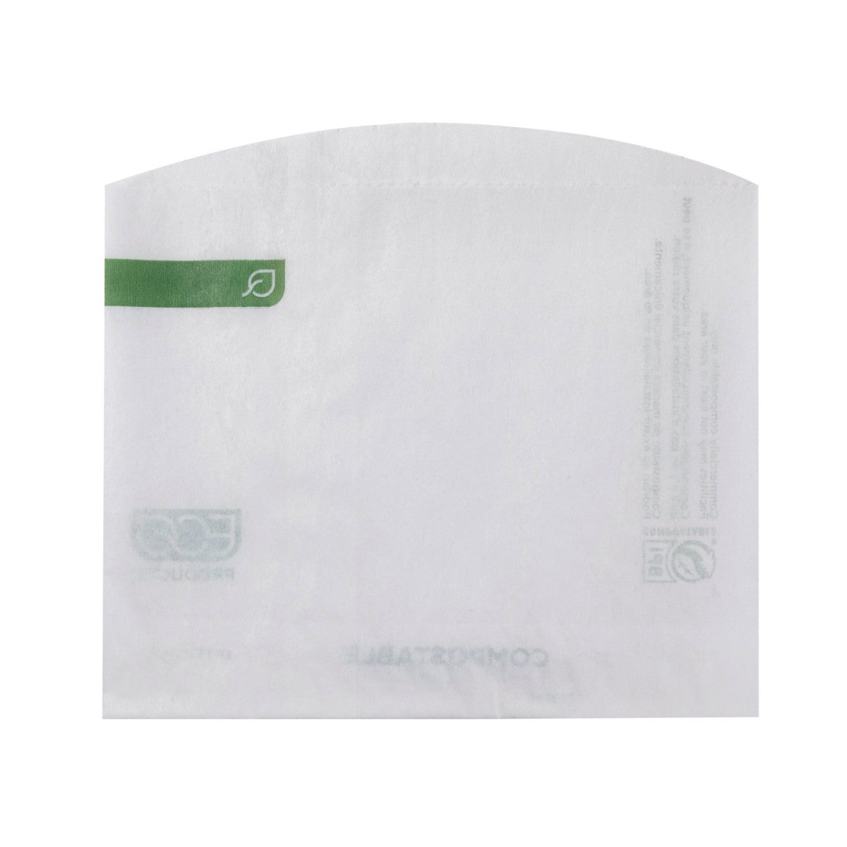 GreenStripe Renewable & Compostable Dry Wax White French Fry Bag 5.5x4.5 (QTY:1000)