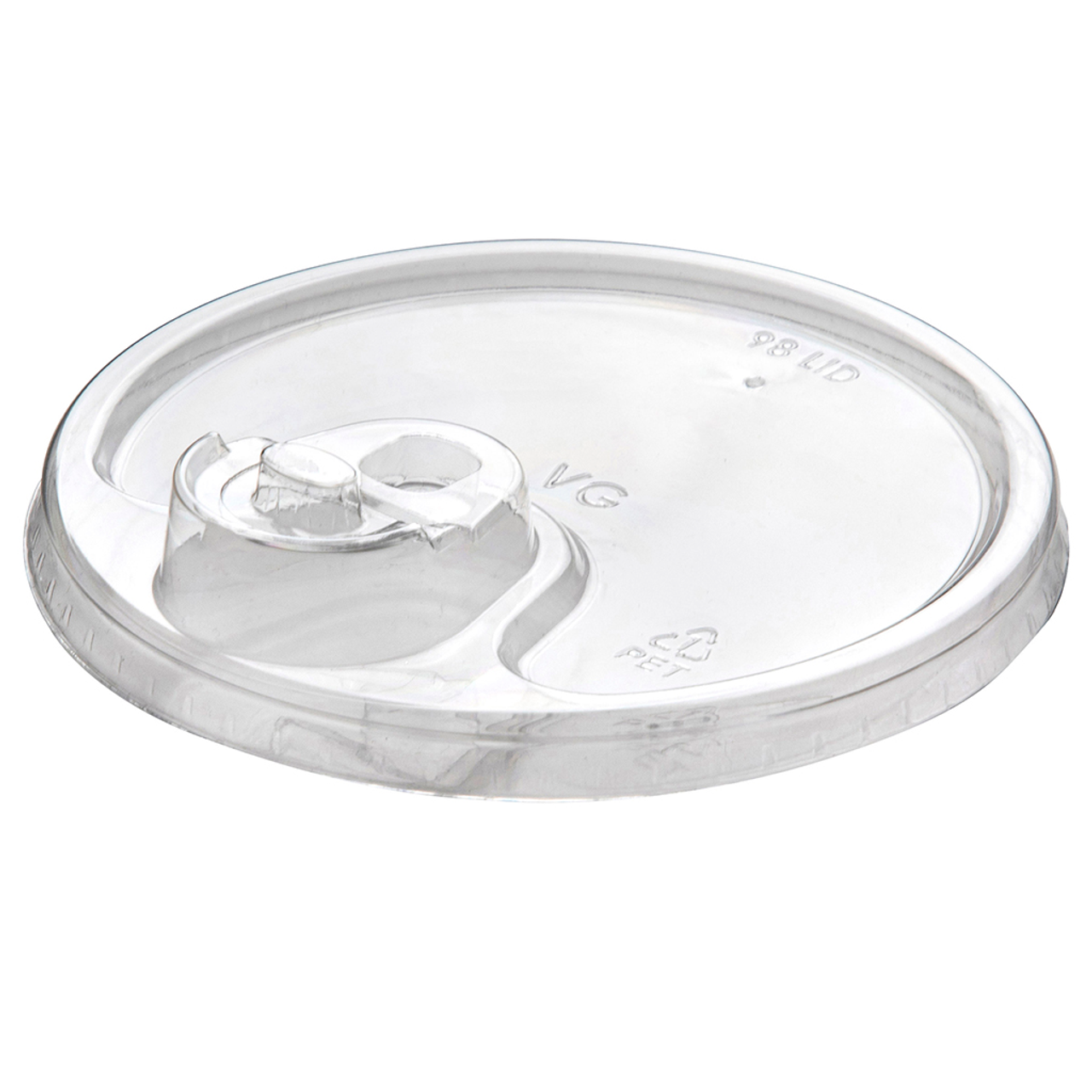 BlueStripe 30% Recycled Content Cold Cup Sip Lids, Fits 9-24oz Blue Stripe Cups (QTY:1000)