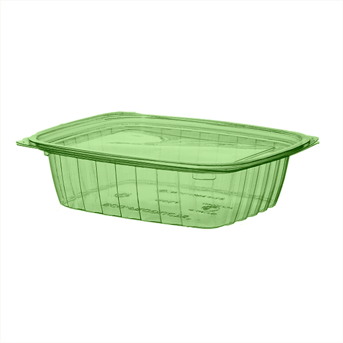 GreenStripe Renewable & Compostable Rectangular Deli Containers - 24 oz. Green (QTY:200)