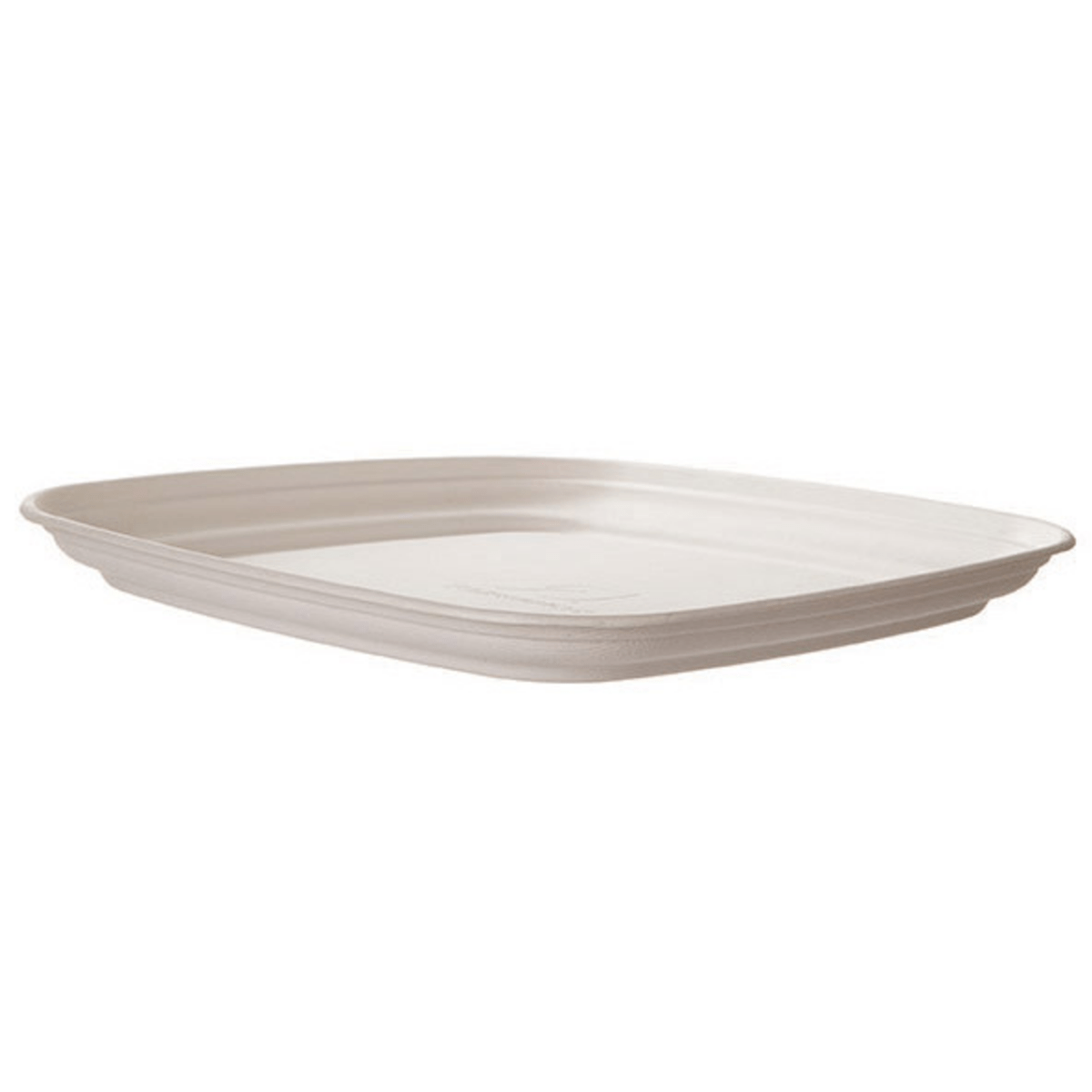 Eco-Products Vanguard Regalia Renewable & Compostable Sugarcane Trays - 14in (QTY:100)