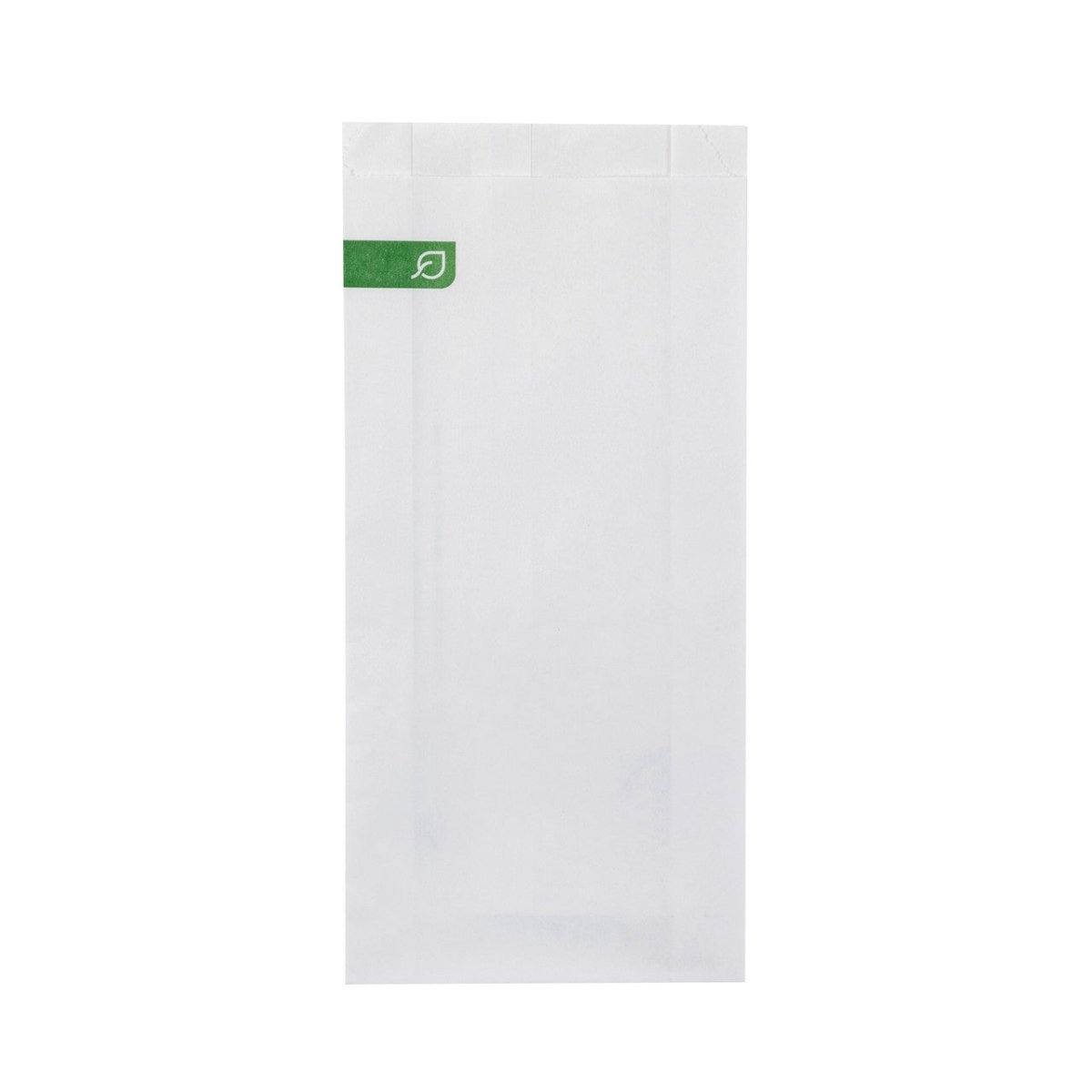 GreenStripe Renewable & Compostable Pinch Bottom 1# White Bag 4x8 (QTY:1000)
