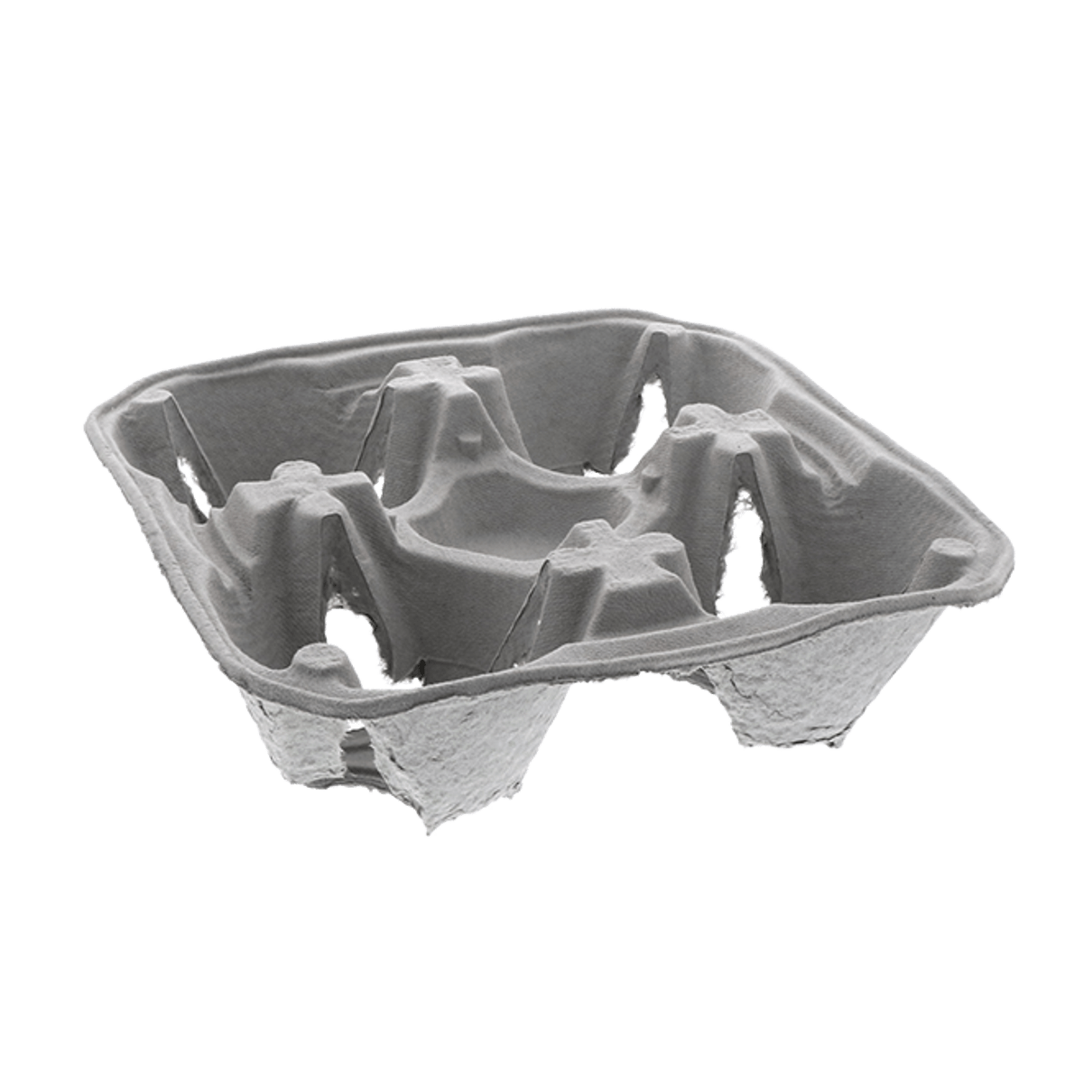 EarthChoice Cruiser Mover 4-Cup Fiber Blend Beverage Carrier YM51CC32 (QTY:200)