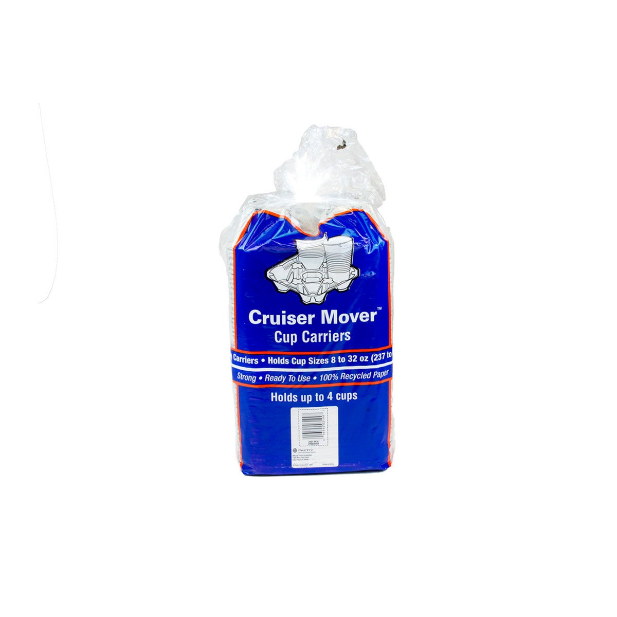 EarthChoice Cruiser Mover 4-Cup Fiber Blend Beverage Carrier YM51CC32 (QTY:200)