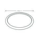 9in Circle Plates | White Molded Fiber Vegware (QTY: 500)