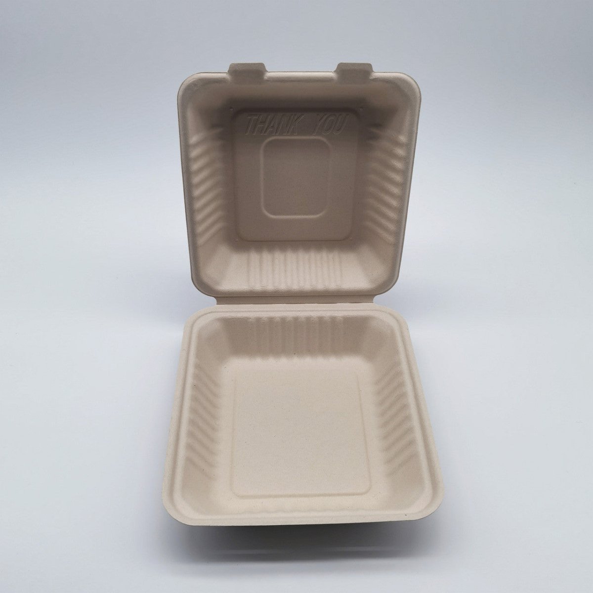 Vegware 9in Clamshell Natural Brown Molded Fiber (QTY:200)