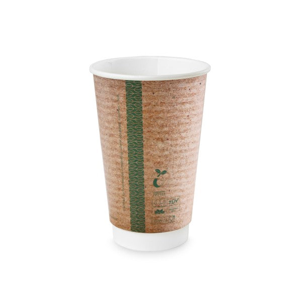 Vegware 16oz double wall cup, 89-Series (QTY:400)