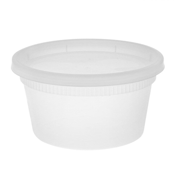 Pactiv/Newspring DELItainer 12oz PP Container and LLDPE Lid (QTY:240)