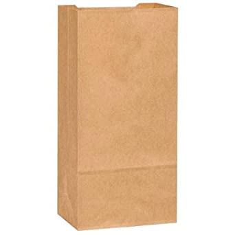 Duro 1/8 Tall BBL Sack 57# Natural Kraft - 81187 (QTY:500)
