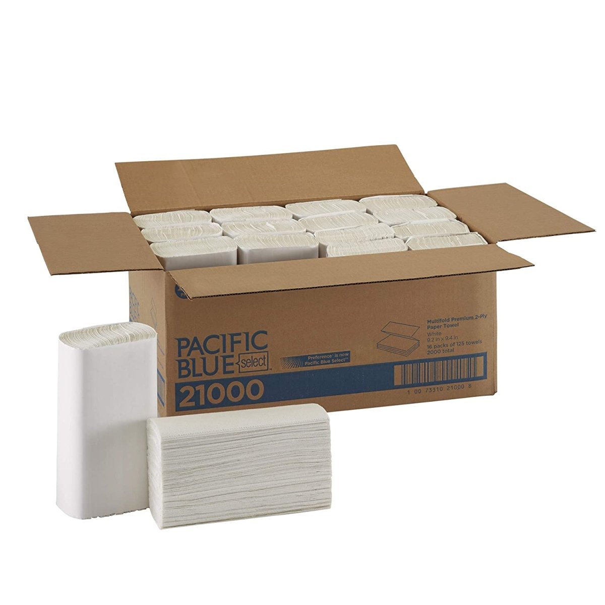 Pacific Blue Select Multifold Premium 2-Ply Paper Towels (QTY:2000)