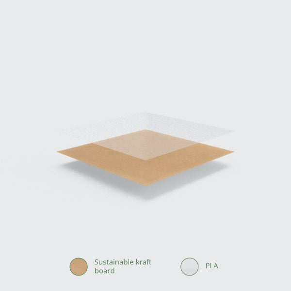 Vegware 22oz medium window salad box (QTY:300)