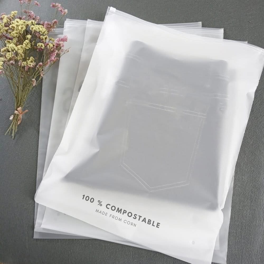 100% Compostable Premium Clothing Bag