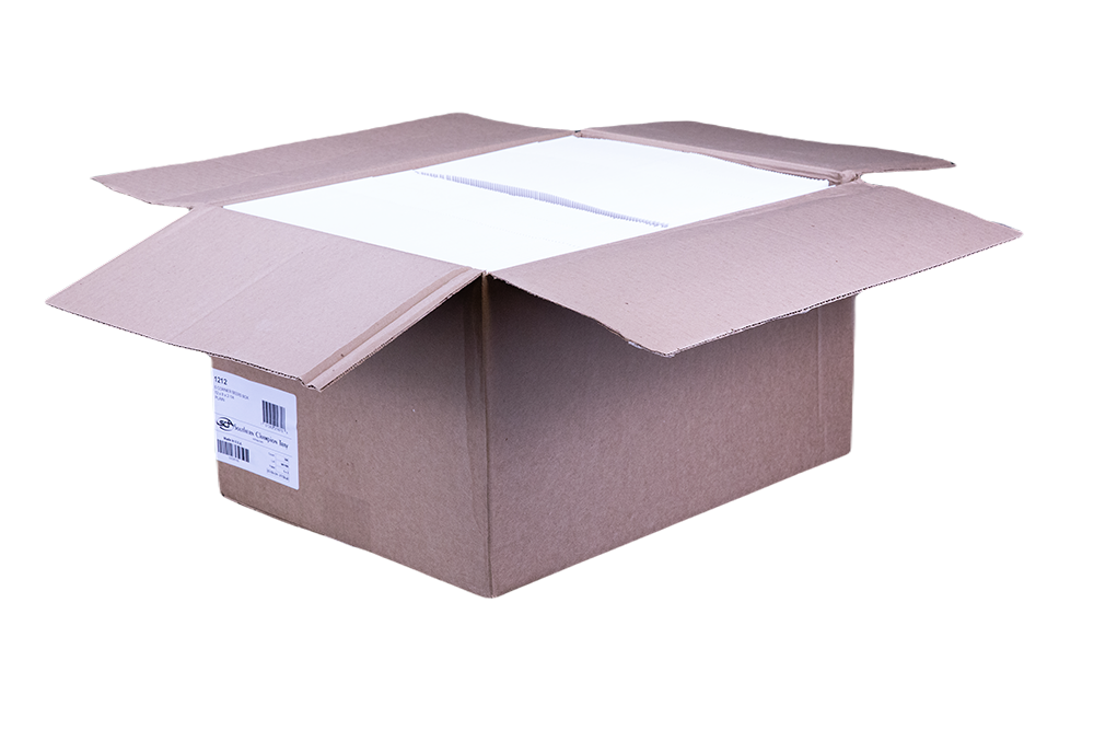 Southern Champion Tray Automatic Donut Box, 12 x 8 x 2.25 in Paperboard Bakery Box, White (QTY 200), SKU 1212