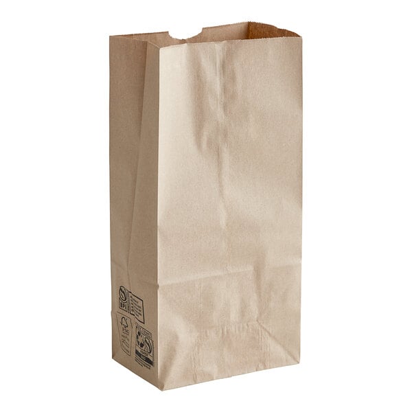 Duro 16 lb. Natural Kraft Paper Bag - 18416 (QTY:500)