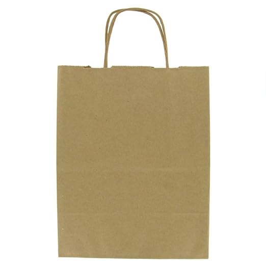 Duro Jr. Mart Shopping Bag 65# 100% Recycled Natural Kraft - 87523 (QTY:250)