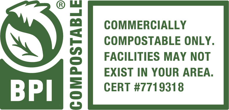 BioBag Compostable Resealable Food Storage Bags, 6.5" x 6.7", 1.8 mil (QTY 300), SKU 190420