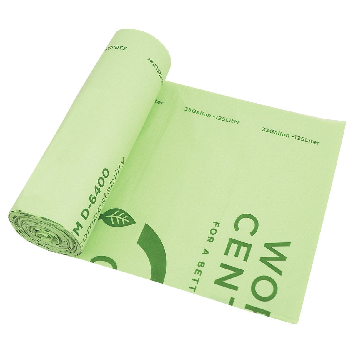 World Centric 33 Gallon Compostable Lawn & Leaf Bags, 39 x 33 in (QTY 150), SKU BG-CS-33