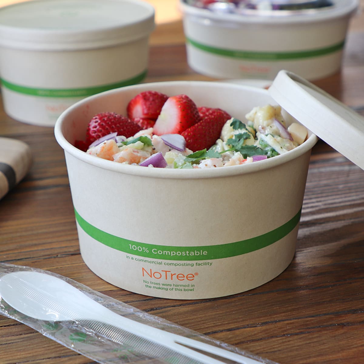 World Centric 32 oz NoTree Paper Bowl, Wide (QTY:300)