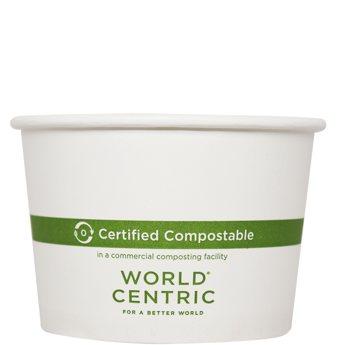 World Centric 16 oz FSC® Paper Bowl, White (QTY:500)