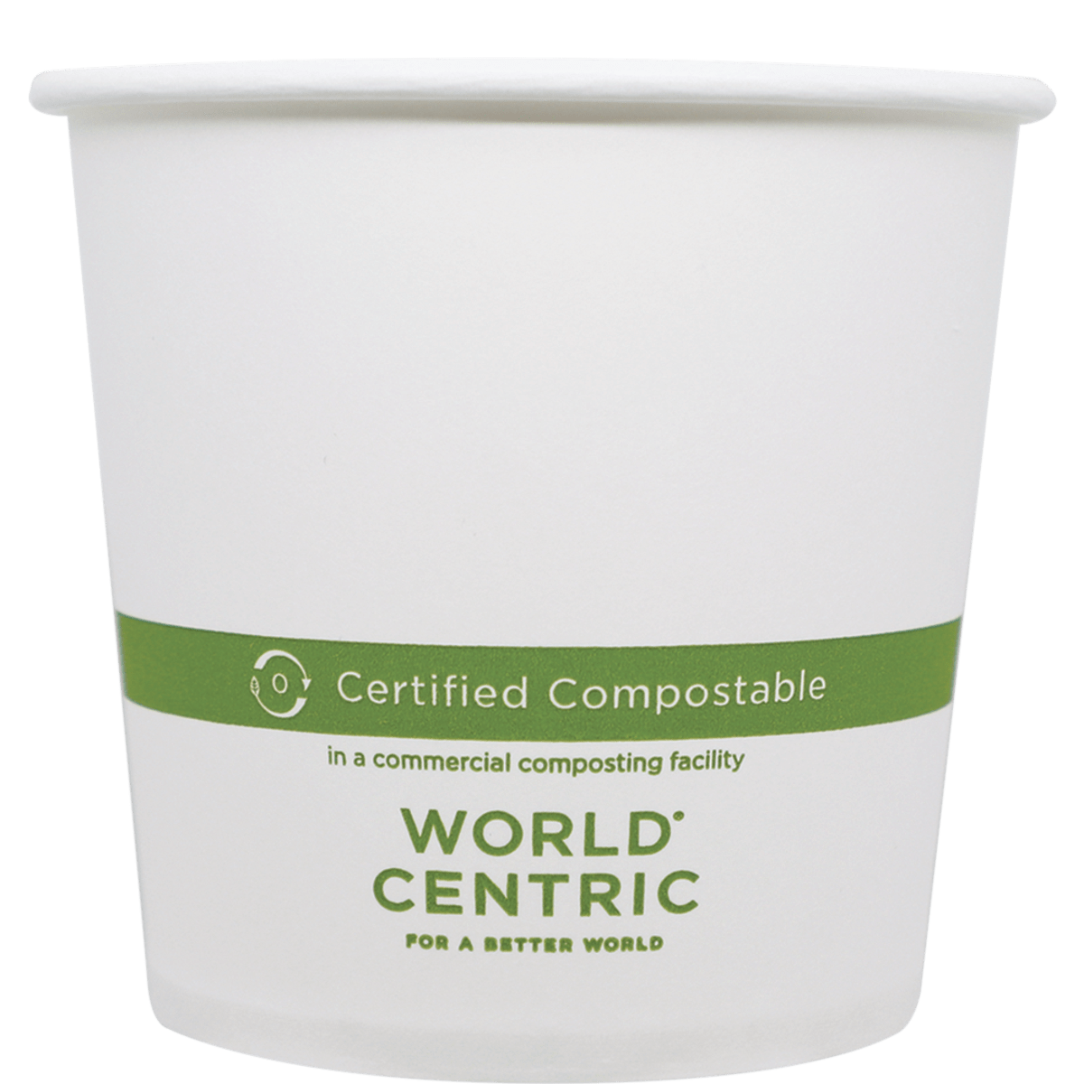 World Centric 24 oz FSC Paper Bowl, White (QTY:500) - Key Compostables