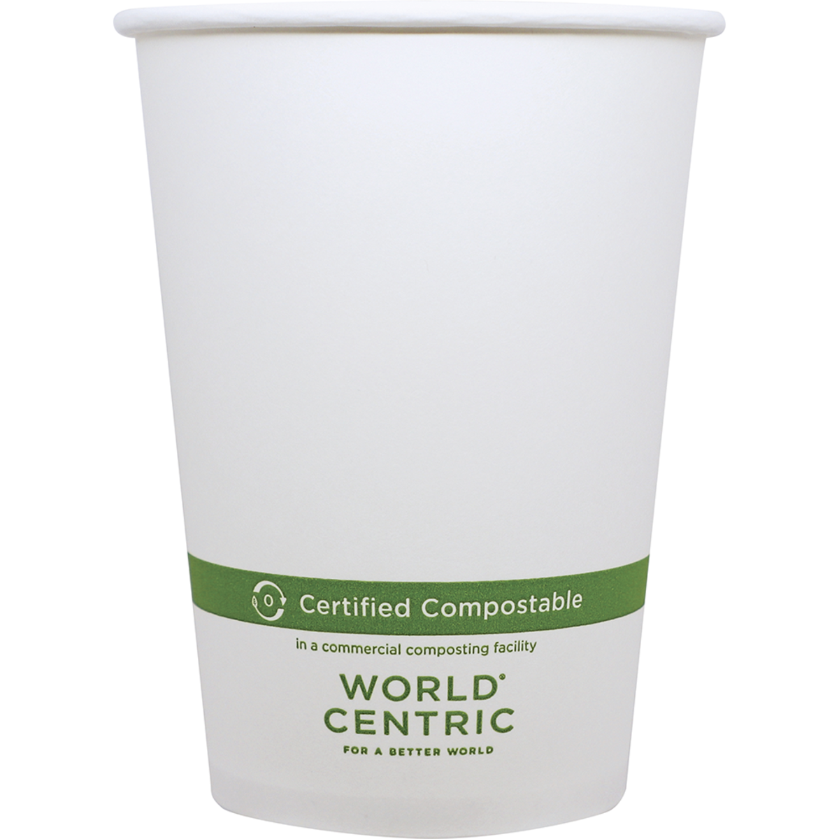 World Centric 32 oz FSC Paper Bowl, White, PLA-Lined (QTY 500), SKU BO-PA-32