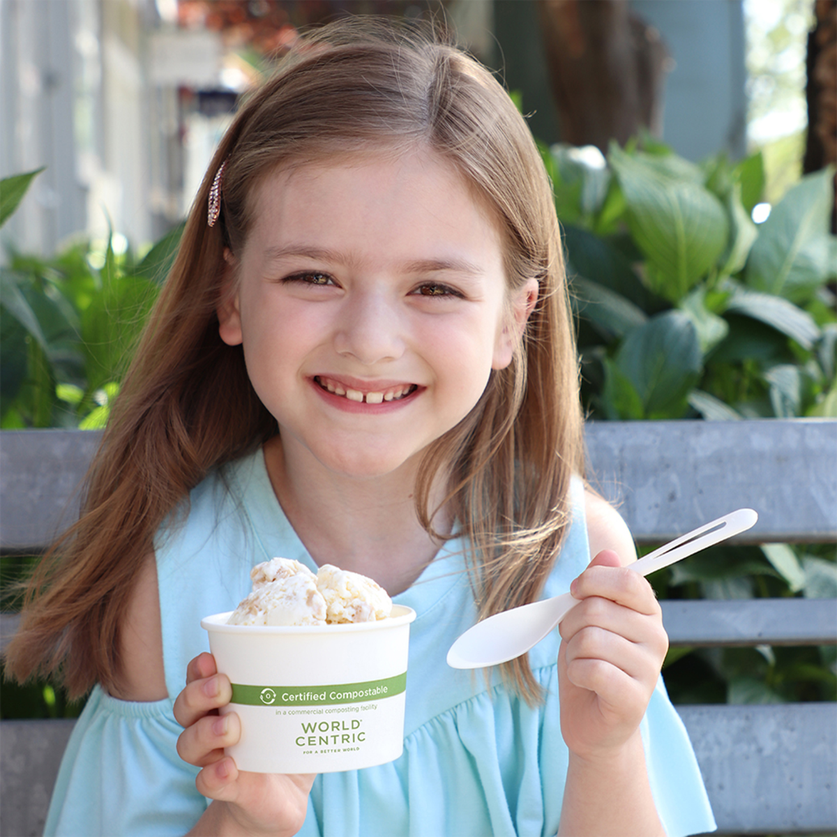 World Centric 8oz FSC Paper Bowl, PLA-Lined, Compostable (QTY 1000), SKU BO-PA-8