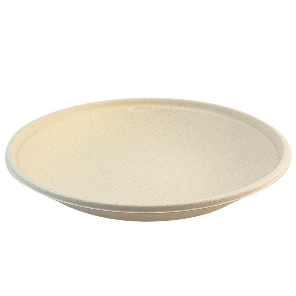 World Centric 36 oz Shallow Fiber Bowl Compostable Unbleached Plant Fiber (QTY 300), SKU BO-SC-36S-LFS