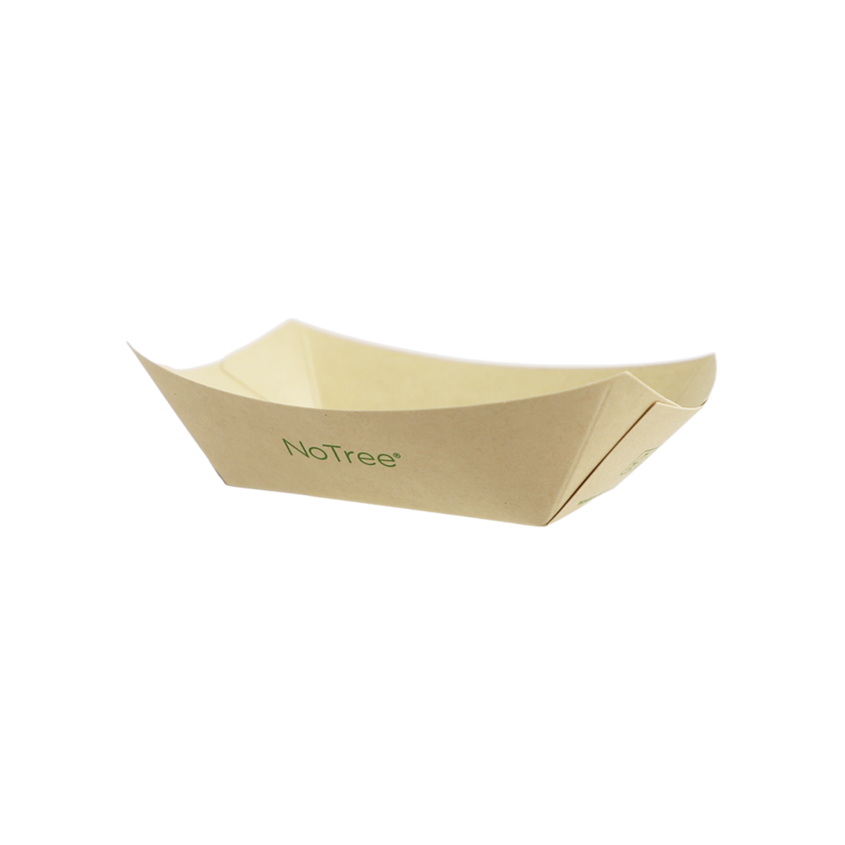 World Centric 1/2 LB NoTree Boat Tray (QTY:1000)