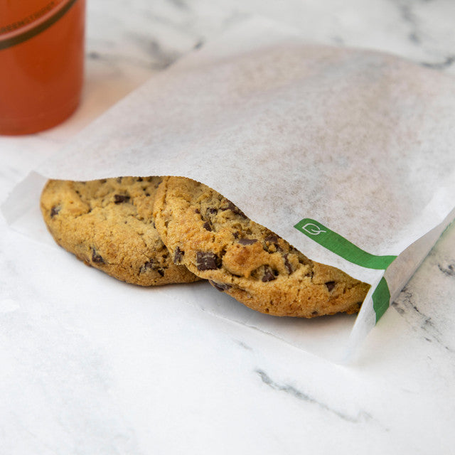 Eco-Products GreenStripe 6x6.5 Compostable Dry Wax White Sandwich Bags (QTY 2000), SKU EP-DSWBAG6