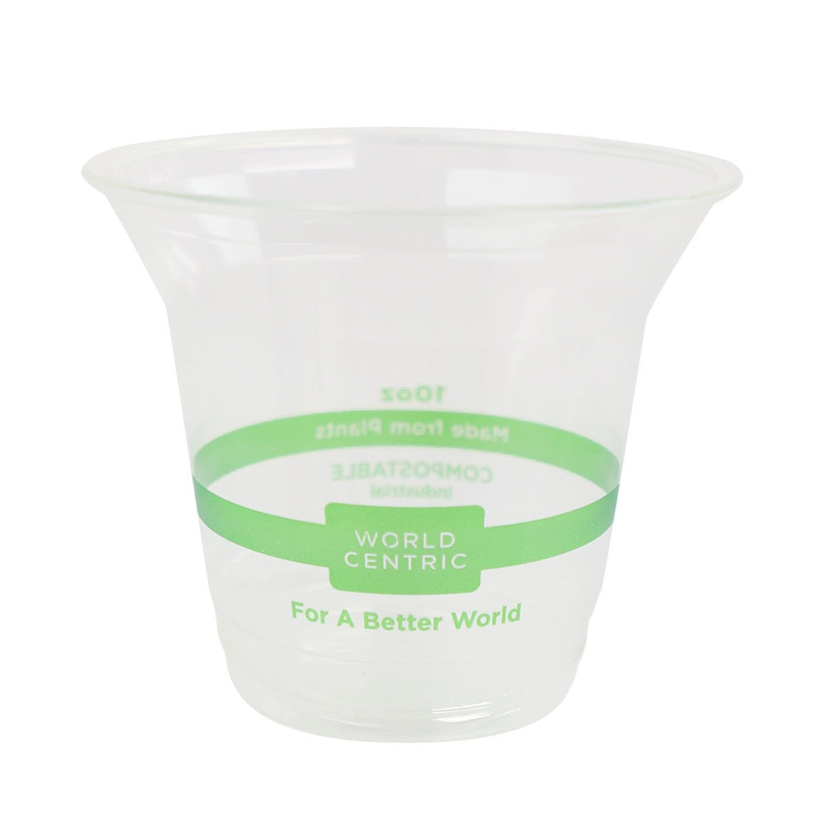 World Centric 10 oz PLA Cold Cup, Clear (QTY 1000), SKU CP-CS-10
