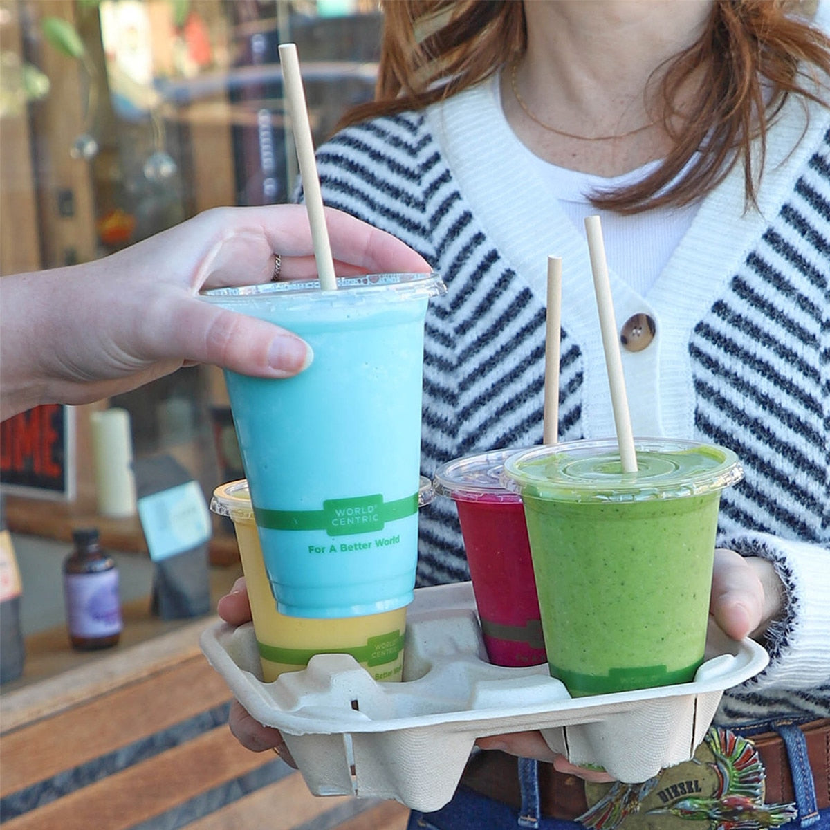 World Centric 16 oz Clear Cold Cup (QTY 1000), SKU CP-CS-16