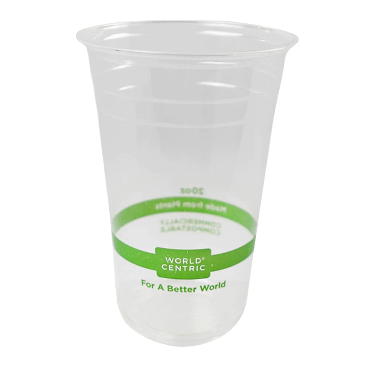 World Centric 20 oz Cold Cup, Clear (QTY:1000)