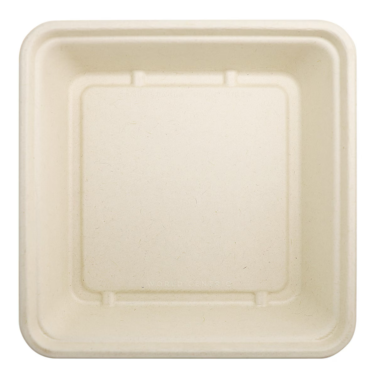 World Centric 8 in Fiber Compostable Takeout Container Plant Fiber (QTY 300), SKU CT-FB-8-LFP