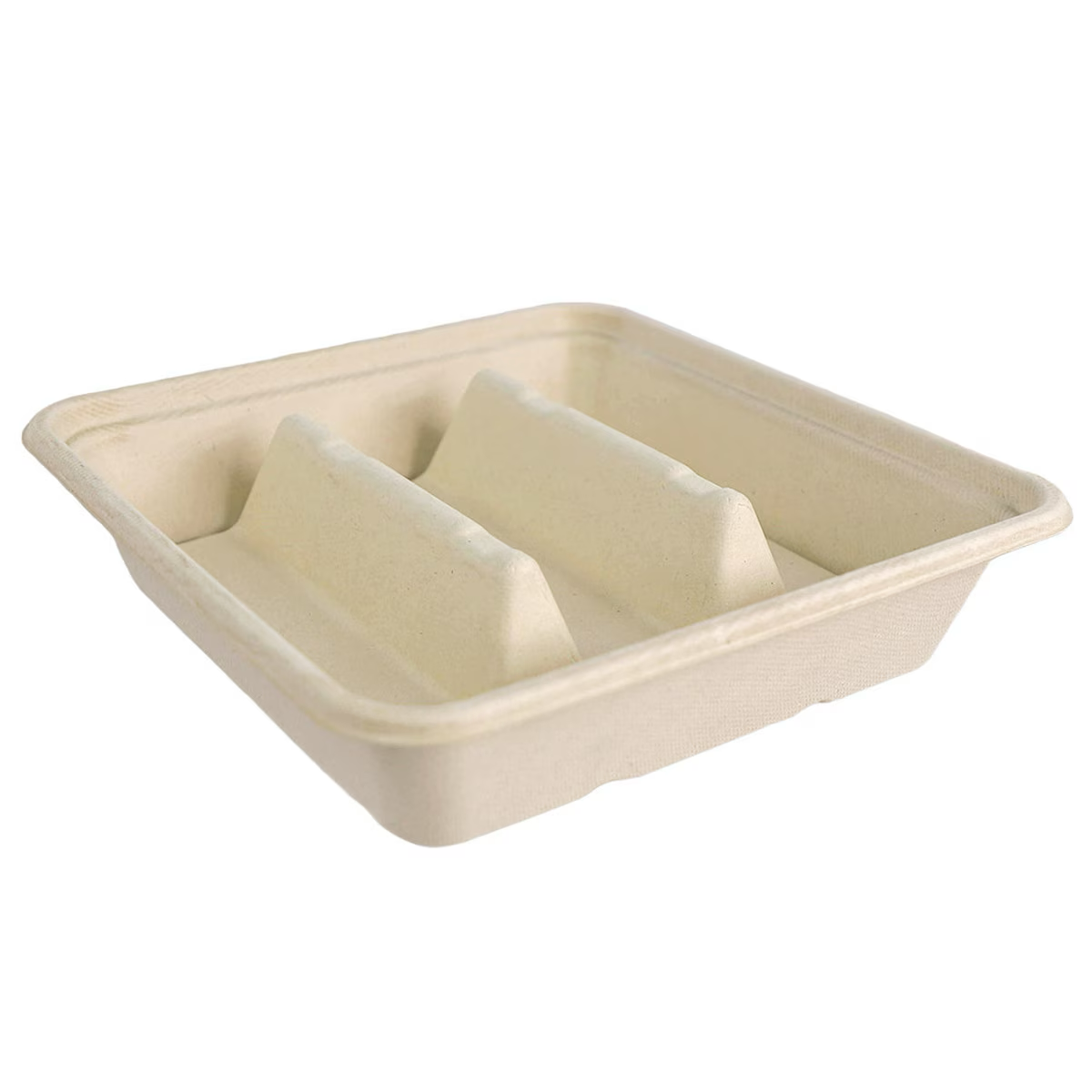 World Centric 8 in Fiber Compostable Takeout Container Plant Fiber (QTY 300), SKU CT-FB-8-LFP