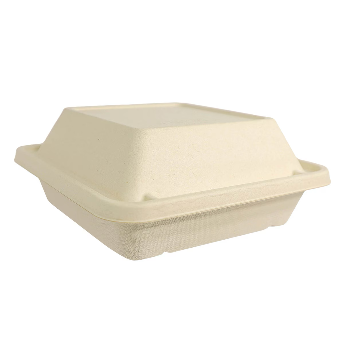 World Centric 8 in Fiber Compostable Takeout Container Plant Fiber (QTY 300), SKU CT-FB-8-LFP