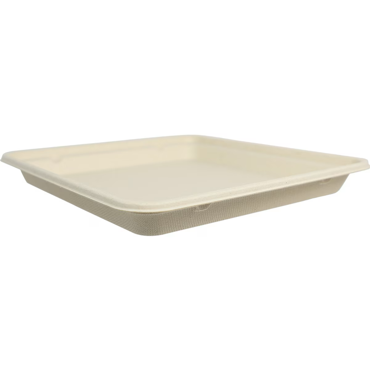World Centric 8 in Shallow Fiber Compostable Takeout Container Plant Fiber (QTY 300), SKU CT-FB-8S-LFP
