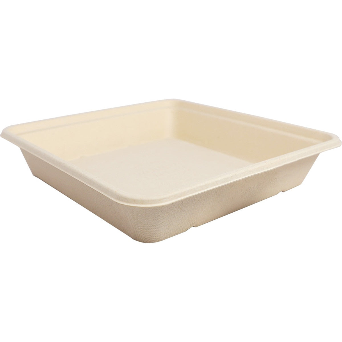World Centric 9 in Fiber Compostable Takeout Container Plant Fiber (QTY 300), SKU CT-FB-9-LFP